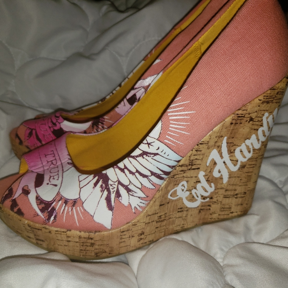 Ed Hardy Sandals (size 10) 102  $30 FIRM